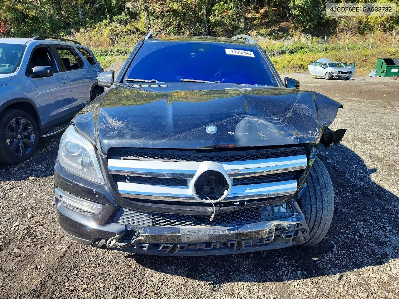 2016 MERCEDES GL-KLASSE VIN 4JGDF6EE1GA638782 — фото 5