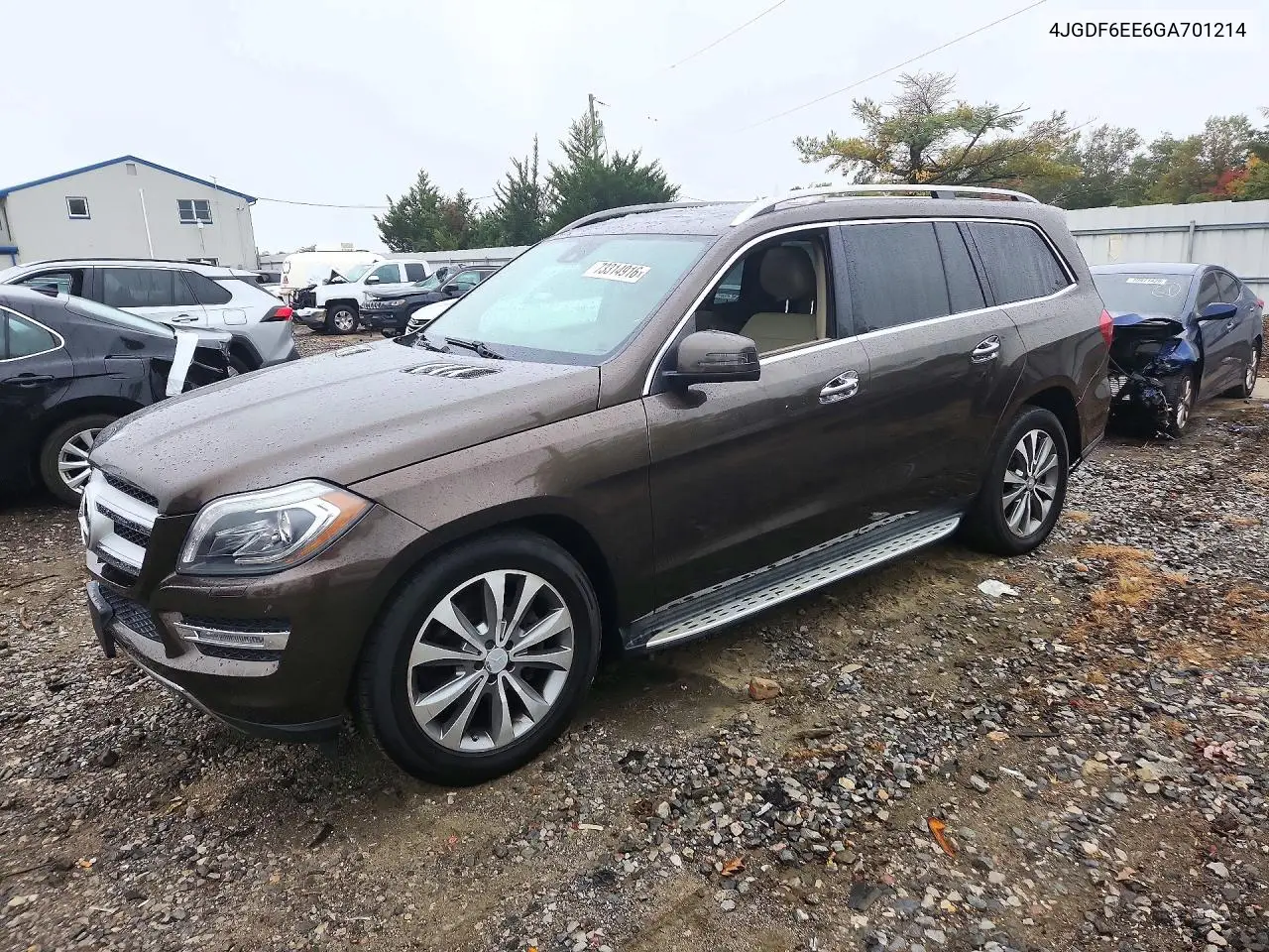 MERCEDES GL-KLASSE 2016, VIN 4JGDF6EE6GA701214