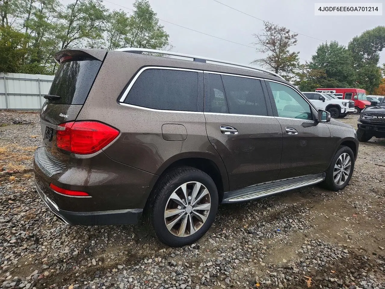 2016 MERCEDES GL-KLASSE VIN 4JGDF6EE6GA701214 — фото 3