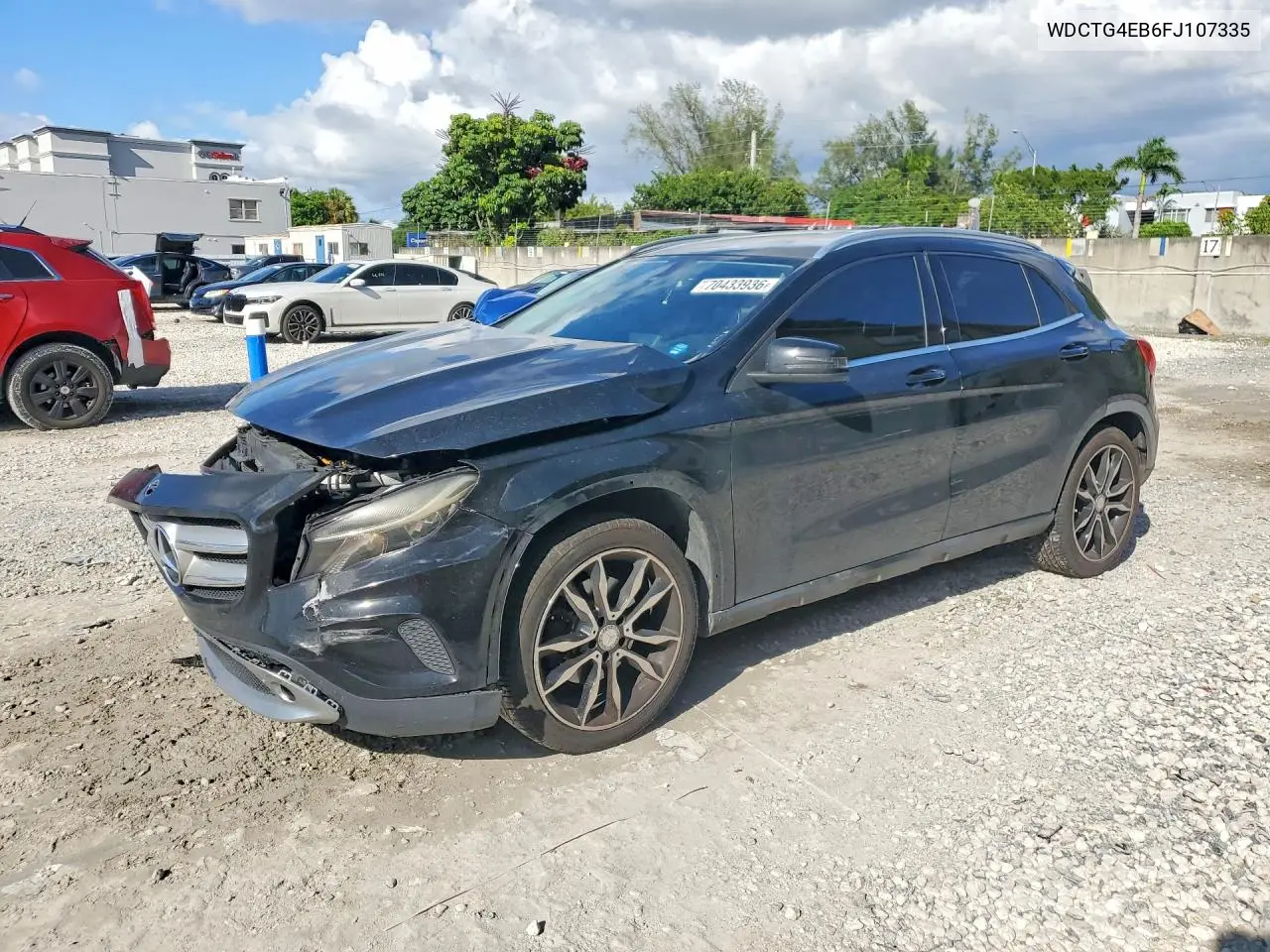 MERCEDES GLA-KLASSE 2015, VIN WDCTG4EB6FJ107335