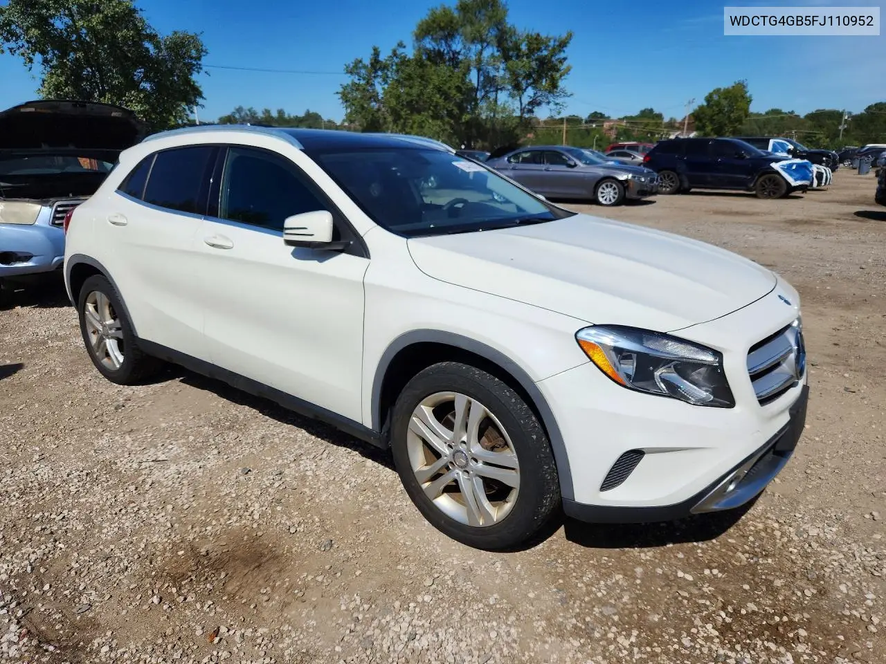 2015 MERCEDES GLA-KLASSE VIN WDCTG4GB5FJ110952 — фото 4