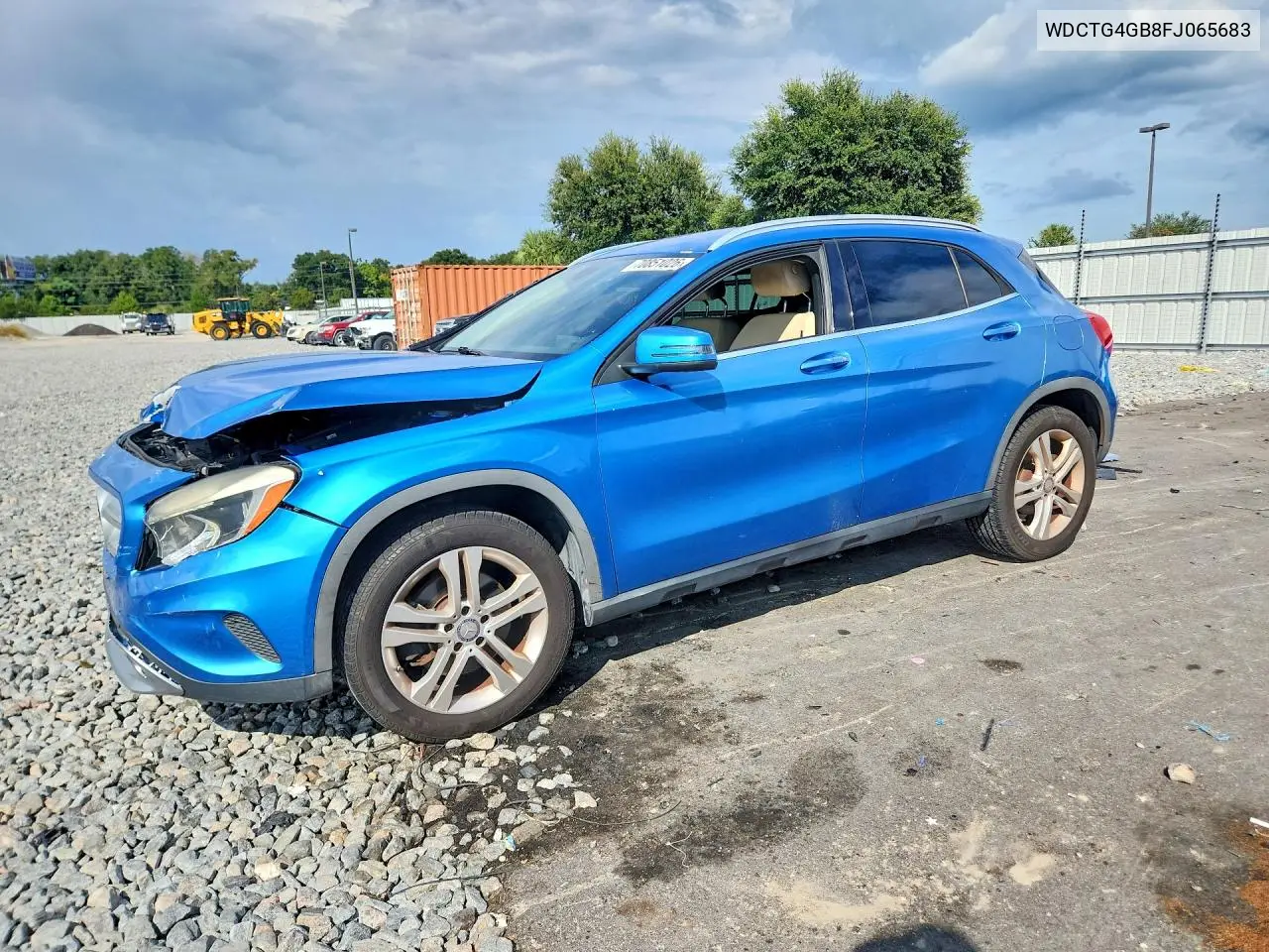 MERCEDES GLA-KLASSE 2015, VIN WDCTG4GB8FJ065683