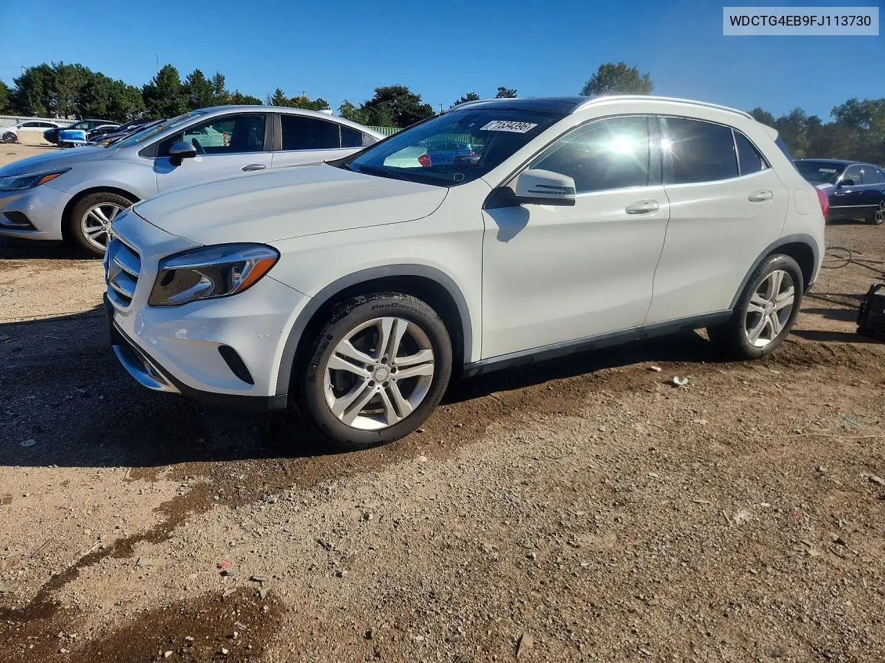 MERCEDES GLA-KLASSE 2015, VIN WDCTG4EB9FJ113730