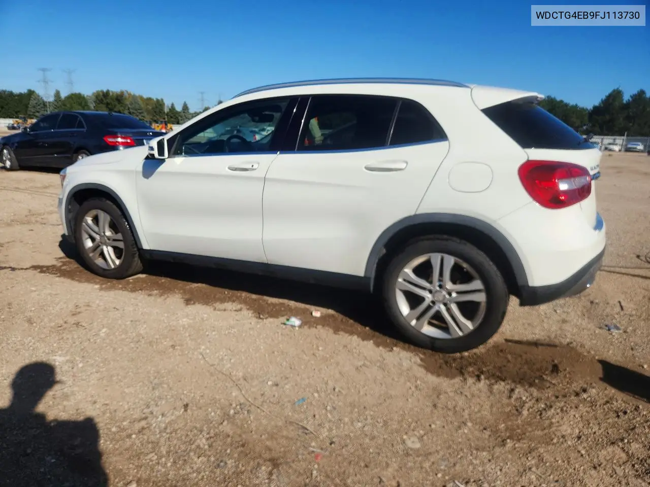 2015 MERCEDES GLA-KLASSE VIN WDCTG4EB9FJ113730 — фото 2