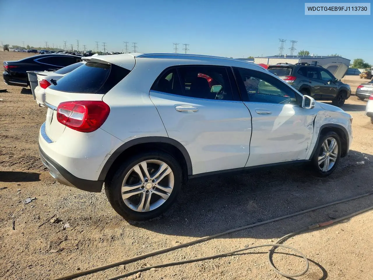 2015 MERCEDES GLA-KLASSE VIN WDCTG4EB9FJ113730 — фото 3