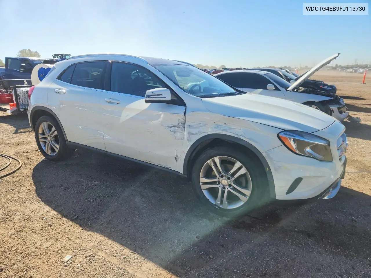2015 MERCEDES GLA-KLASSE VIN WDCTG4EB9FJ113730 — фото 4