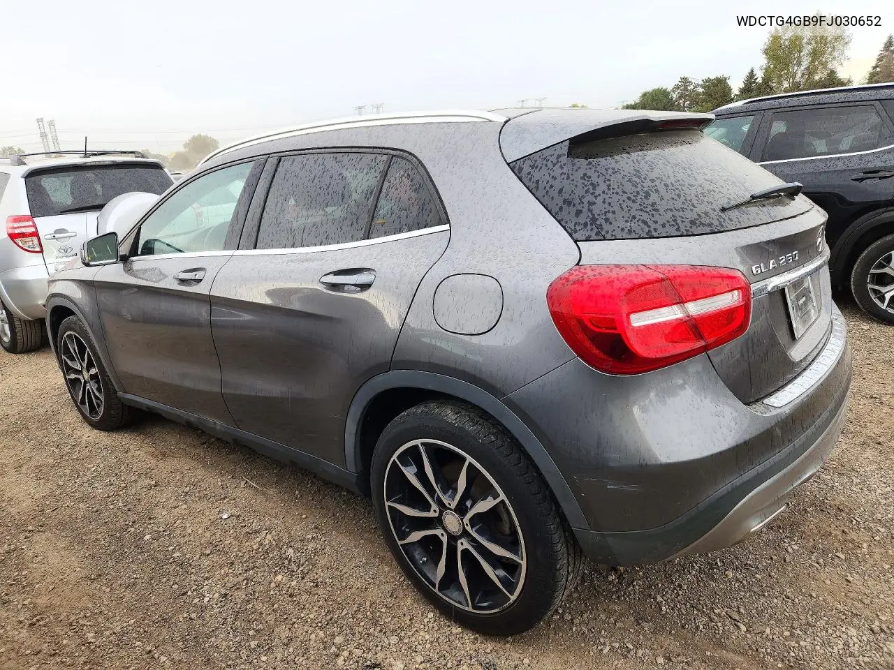2015 MERCEDES GLA-KLASSE VIN WDCTG4GB9FJ030652 — фото 2