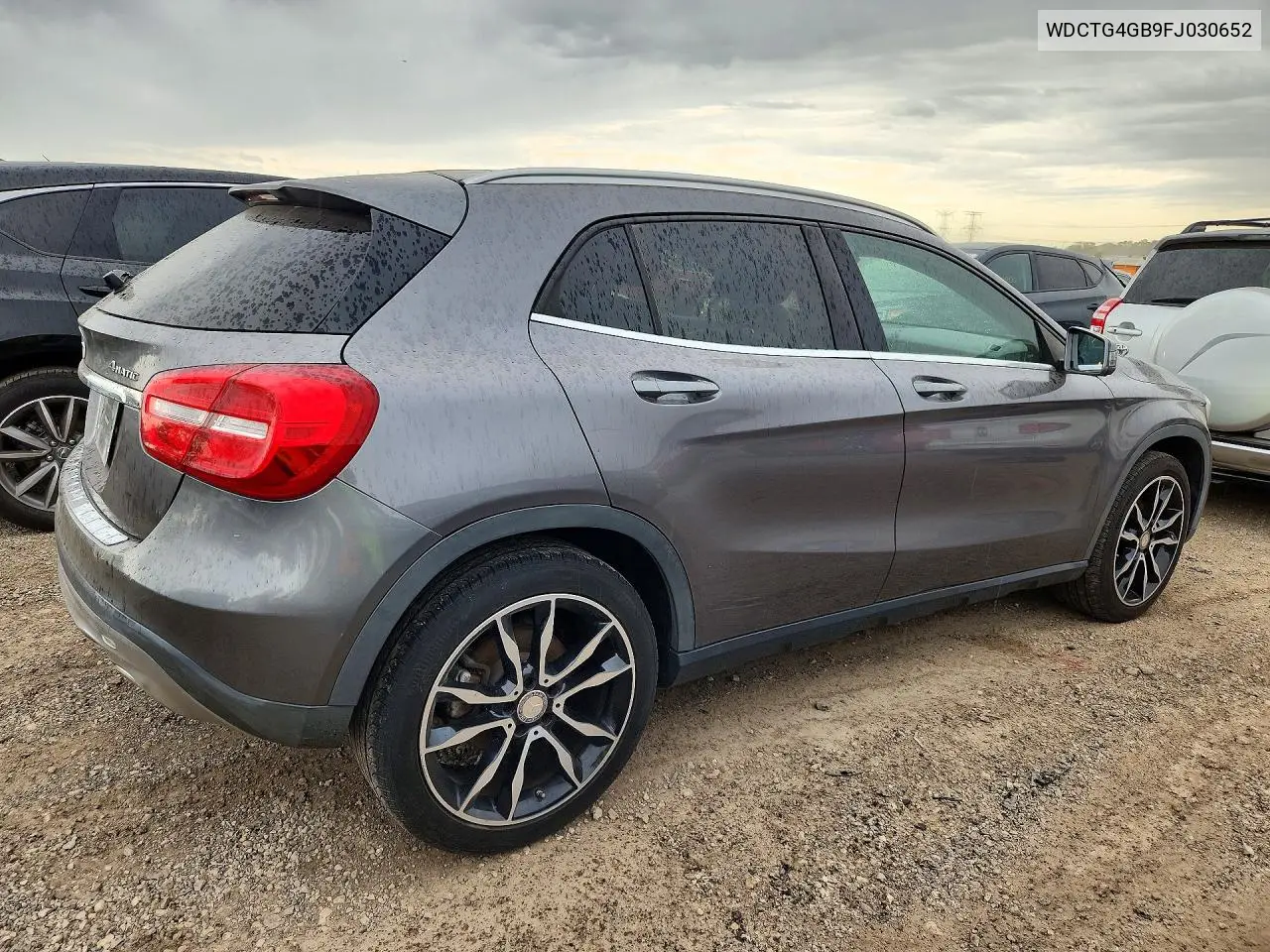 2015 MERCEDES GLA-KLASSE VIN WDCTG4GB9FJ030652 — фото 3