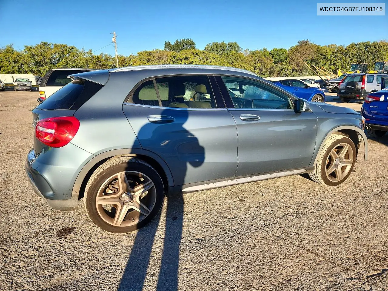 2015 MERCEDES GLA-KLASSE VIN WDCTG4GB7FJ108345 — фото 3