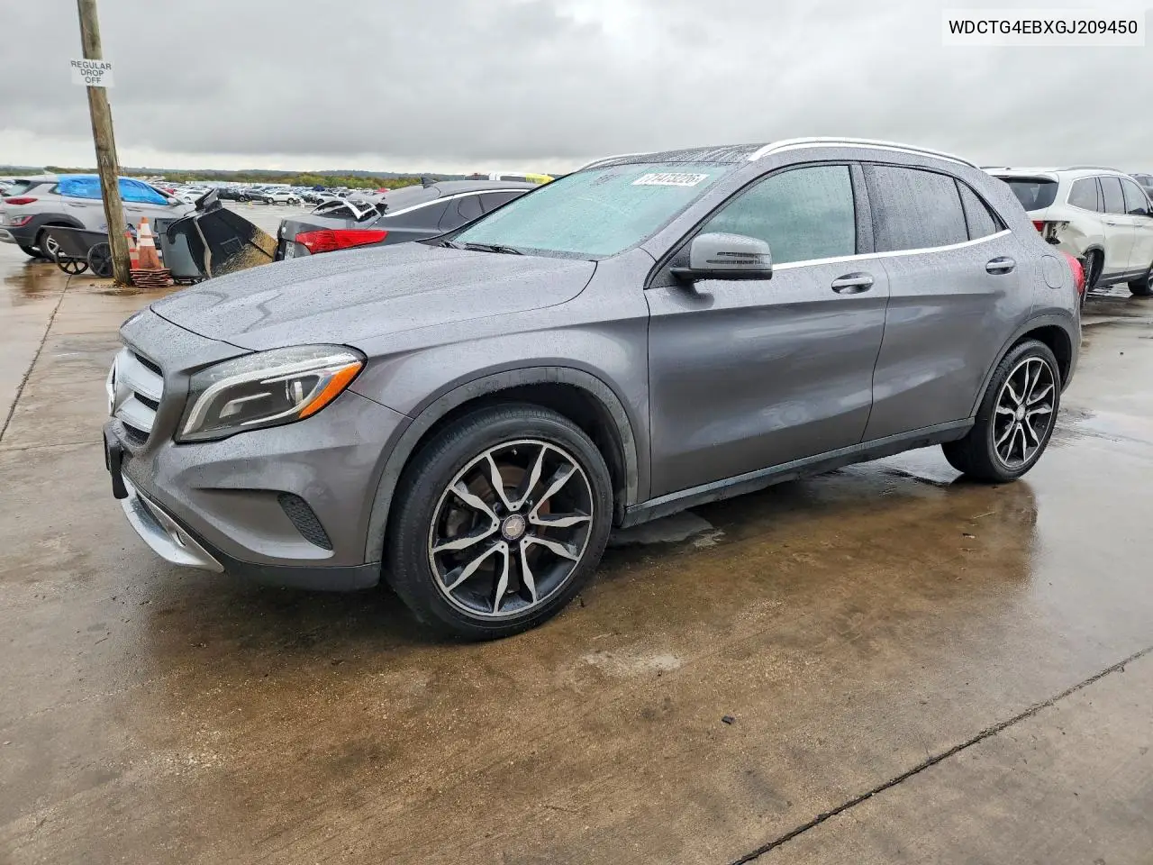 MERCEDES GLA-KLASSE 2016, VIN WDCTG4EBXGJ209450