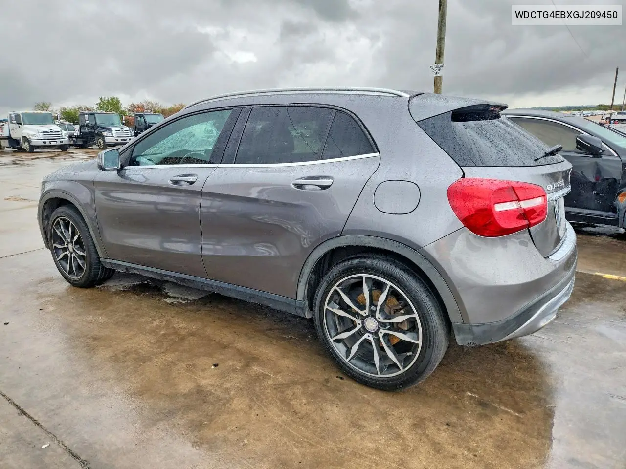 2016 MERCEDES GLA-KLASSE VIN WDCTG4EBXGJ209450 — фото 2