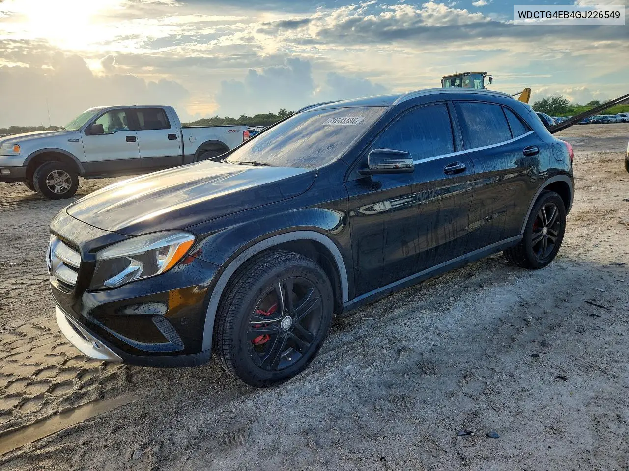 MERCEDES GLA-KLASSE 2016, VIN WDCTG4EB4GJ226549