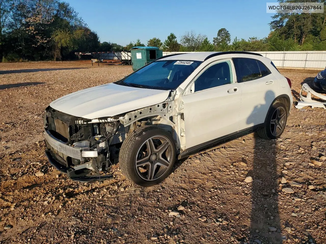 MERCEDES GLA-KLASSE 2016, VIN WDCTG4EB2GJ267844