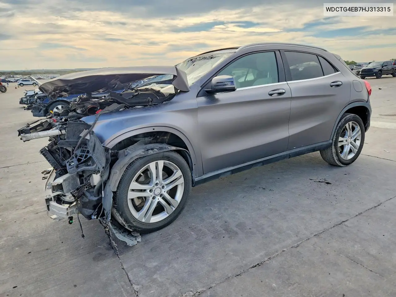 MERCEDES GLA-KLASSE 2017, VIN WDCTG4EB7HJ313315