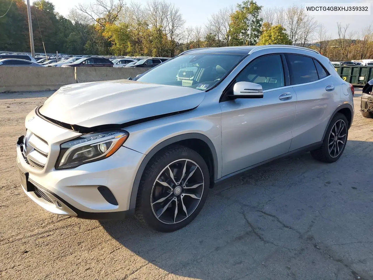 MERCEDES GLA-KLASSE 2017, VIN WDCTG4GBXHJ359332
