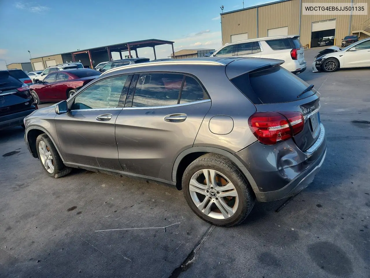 2018 MERCEDES GLA-KLASSE VIN WDCTG4EB6JJ501135 — фото 2