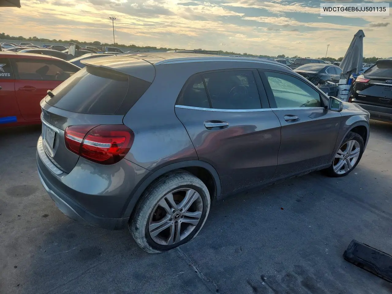 2018 MERCEDES GLA-KLASSE VIN WDCTG4EB6JJ501135 — фото 3