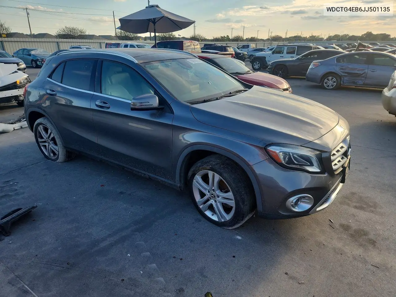 2018 MERCEDES GLA-KLASSE VIN WDCTG4EB6JJ501135 — фото 4