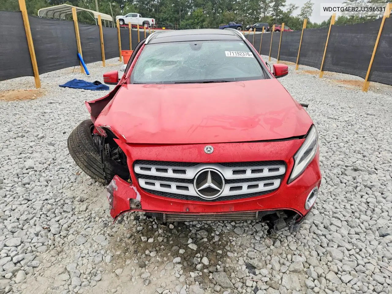 2018 MERCEDES GLA-KLASSE VIN WDCTG4EB2JJ396531 — фото 5