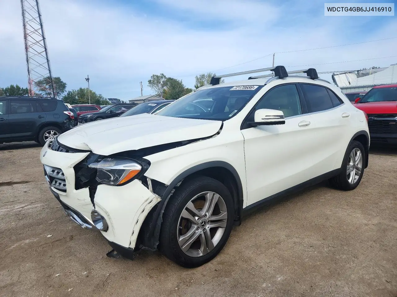 MERCEDES GLA-KLASSE 2018, VIN WDCTG4GB6JJ416910