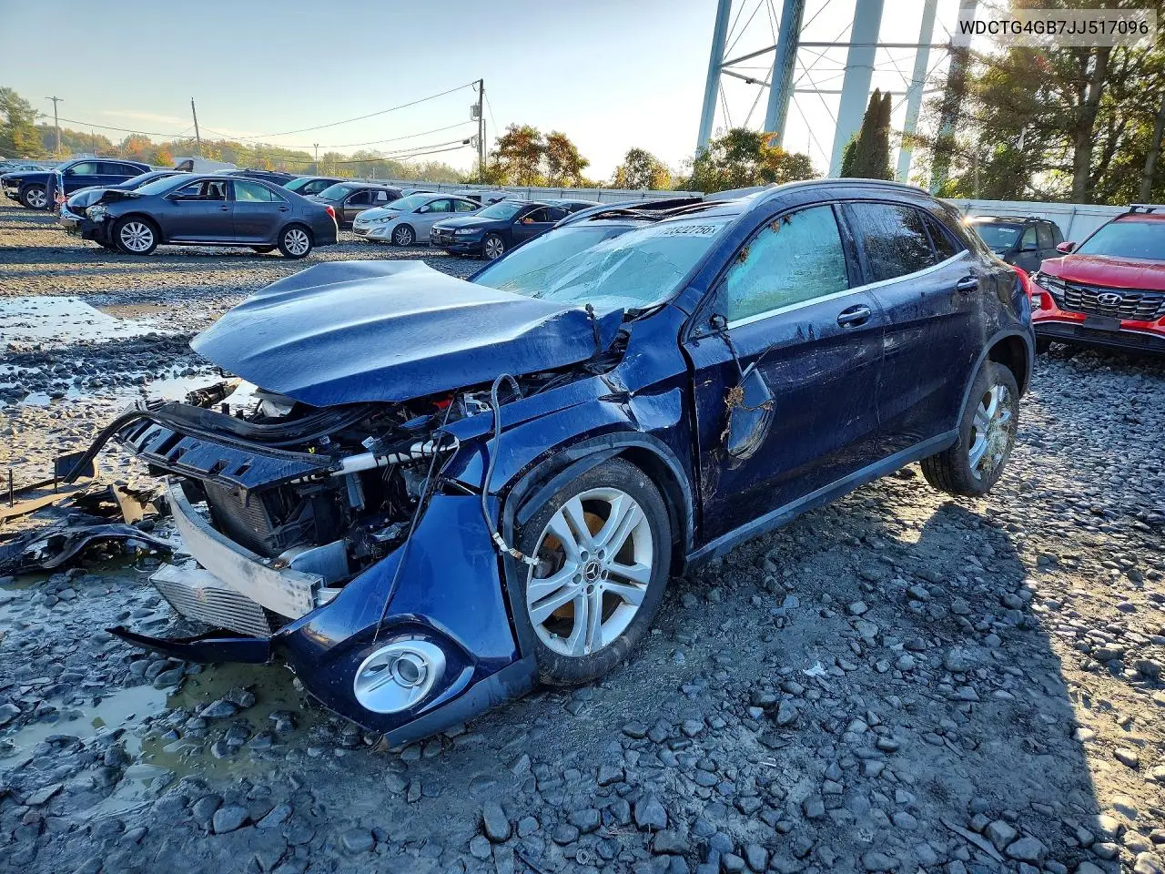 MERCEDES GLA-KLASSE 2018, VIN WDCTG4GB7JJ517096