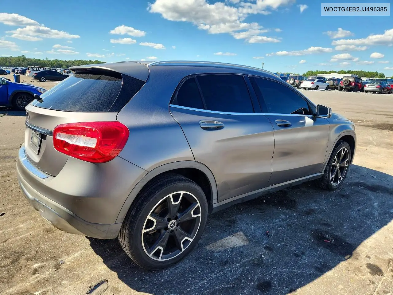 2018 MERCEDES GLA-KLASSE VIN WDCTG4EB2JJ496385 — фото 3