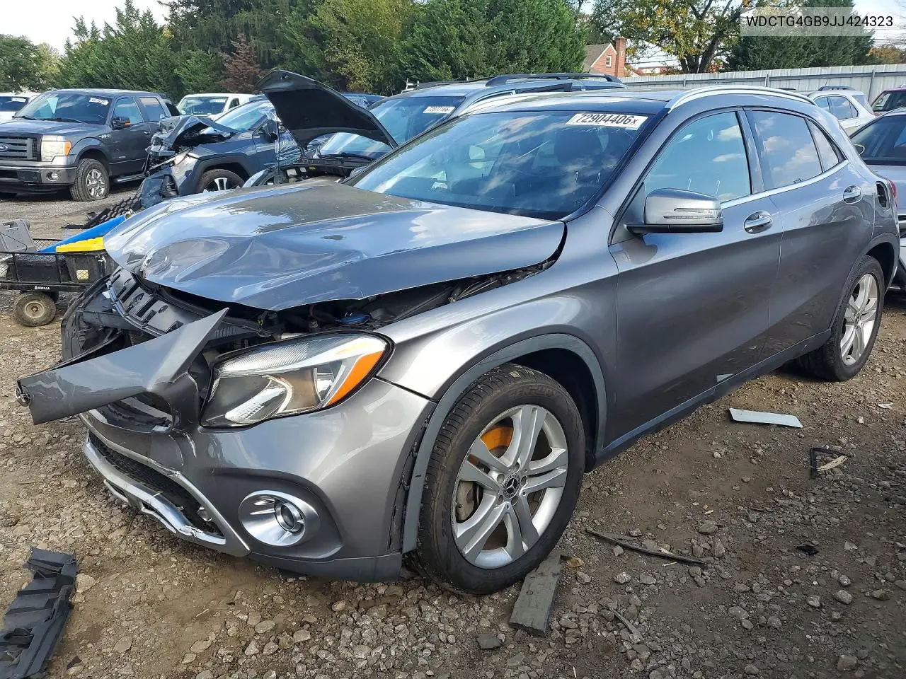 MERCEDES GLA-KLASSE 2018, VIN WDCTG4GB9JJ424323
