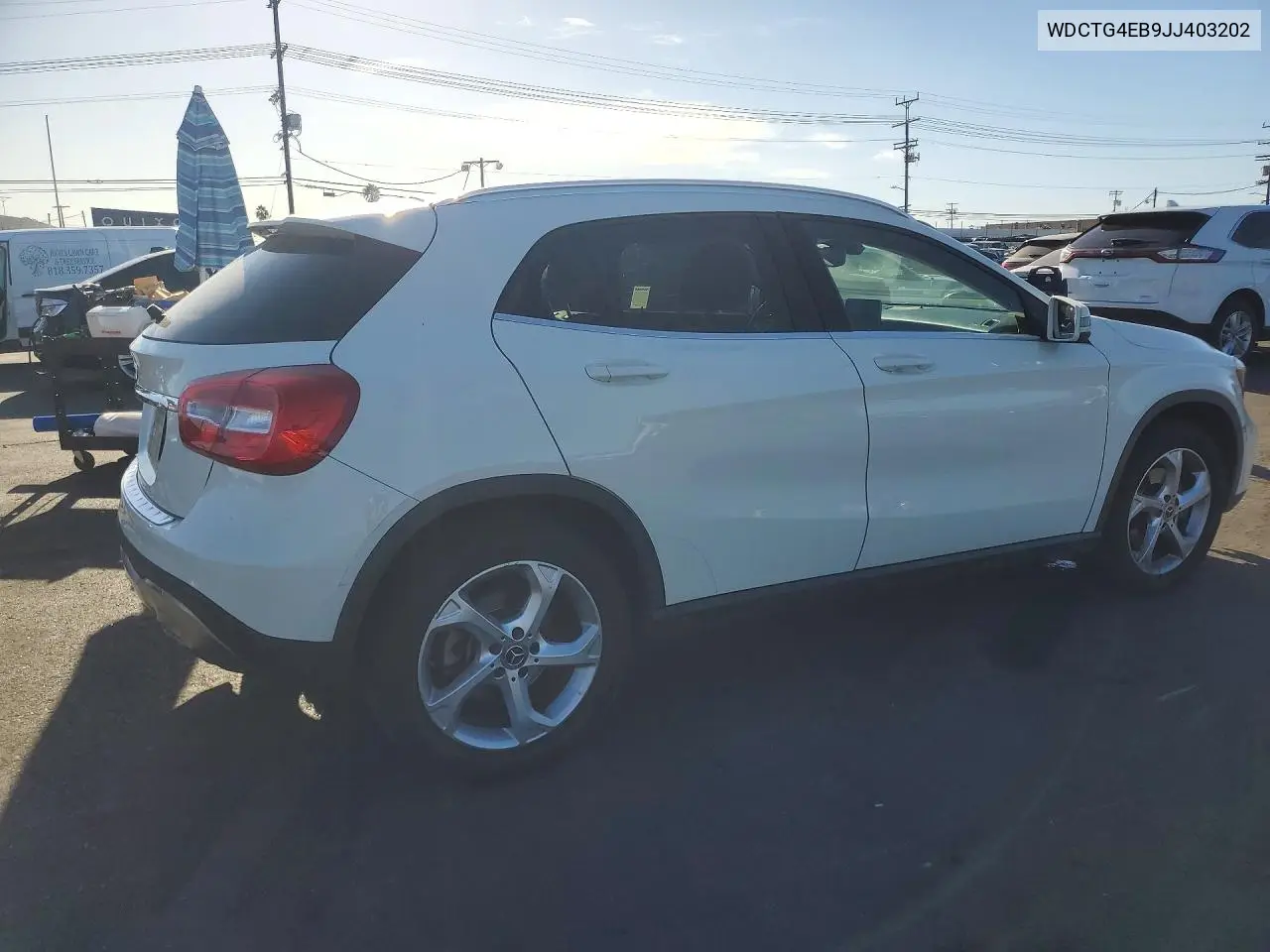 2018 MERCEDES GLA-KLASSE VIN WDCTG4EB9JJ403202 — фото 3