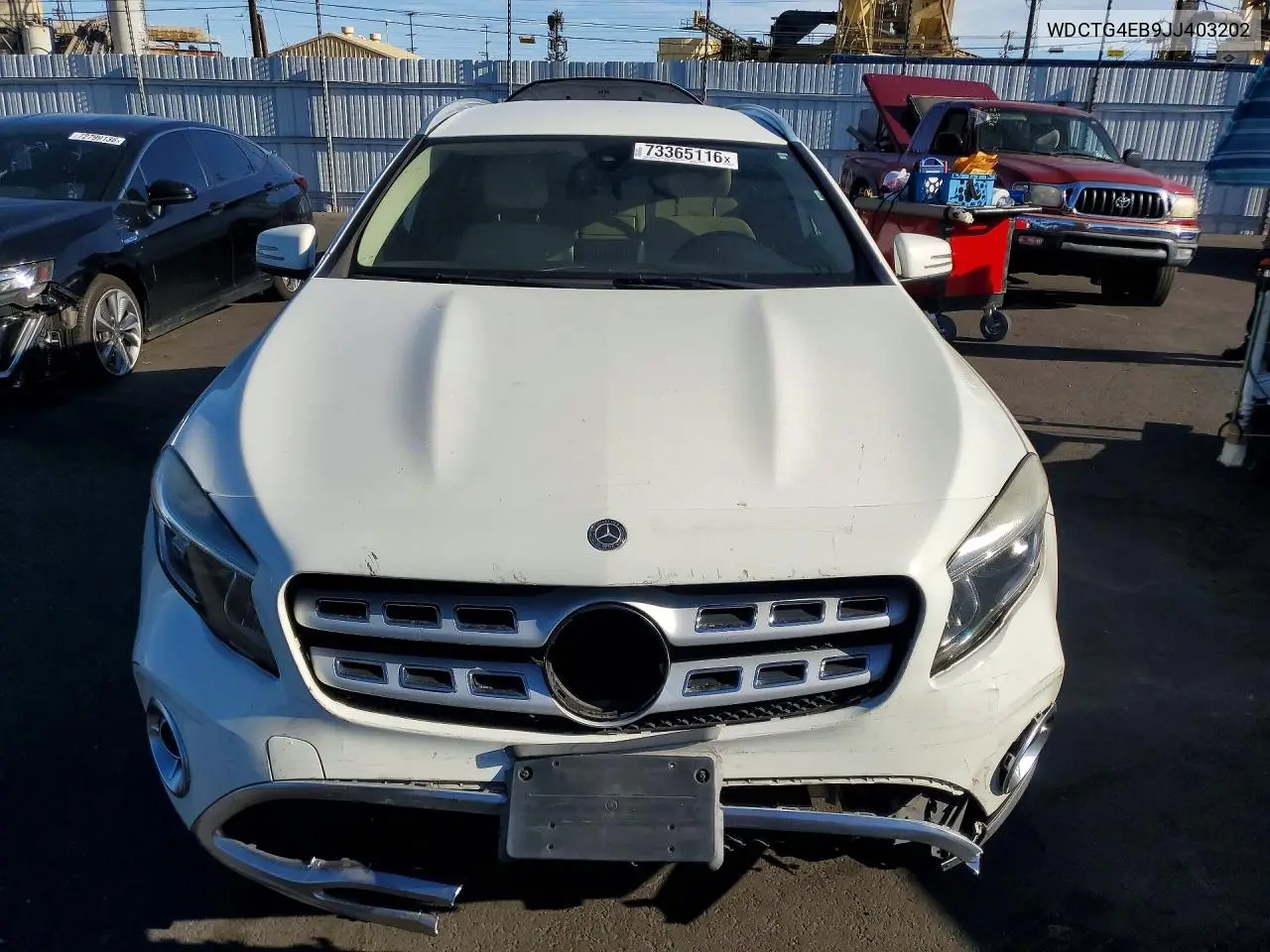 2018 MERCEDES GLA-KLASSE VIN WDCTG4EB9JJ403202 — фото 5
