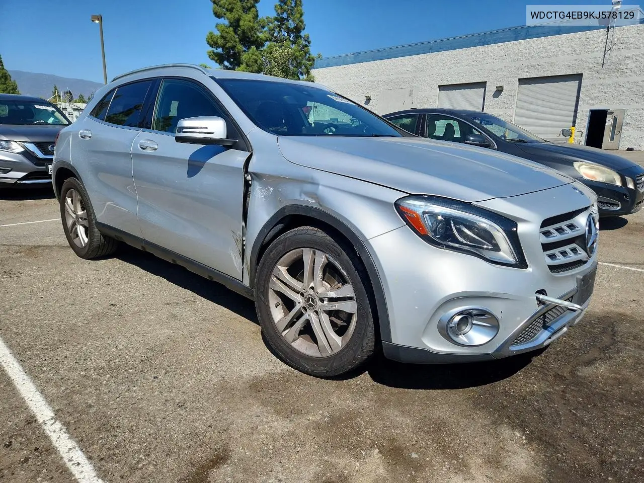 2019 MERCEDES GLA-KLASSE VIN WDCTG4EB9KJ578129 — фото 4