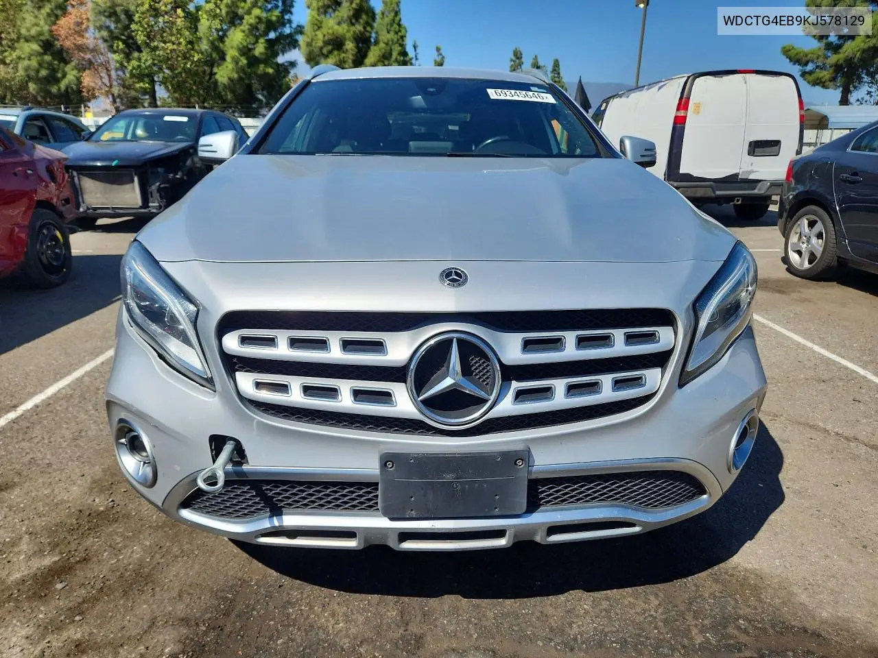 2019 MERCEDES GLA-KLASSE VIN WDCTG4EB9KJ578129 — фото 5