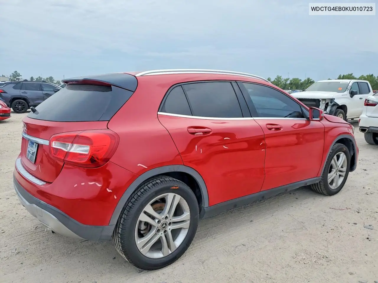 2019 MERCEDES GLA-KLASSE VIN WDCTG4EB0KU010723 — фото 3