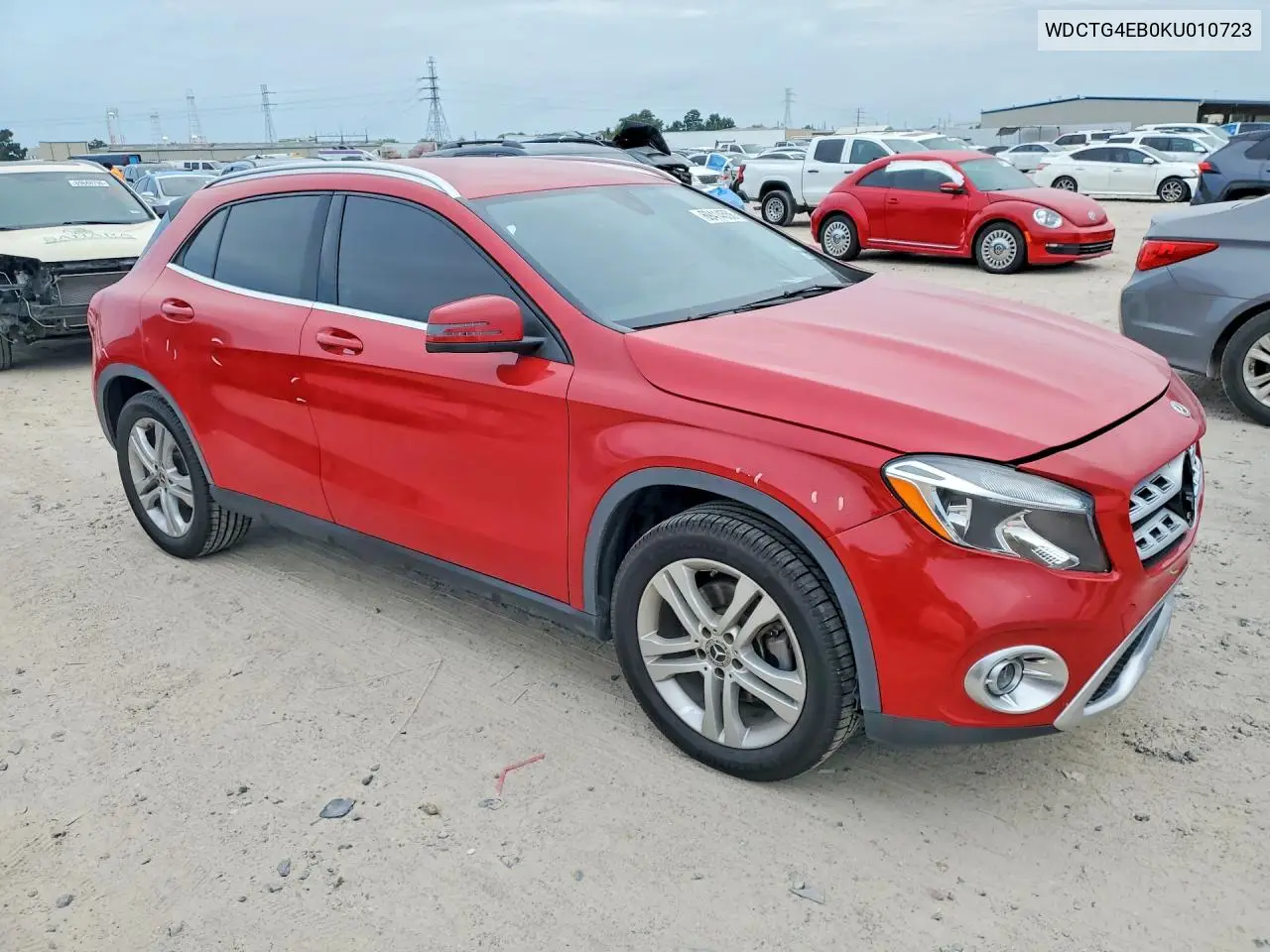 2019 MERCEDES GLA-KLASSE VIN WDCTG4EB0KU010723 — фото 4