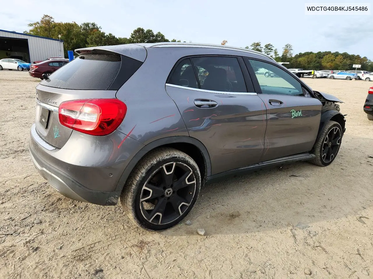 2019 MERCEDES GLA-KLASSE VIN WDCTG4GB4KJ545486 — фото 3