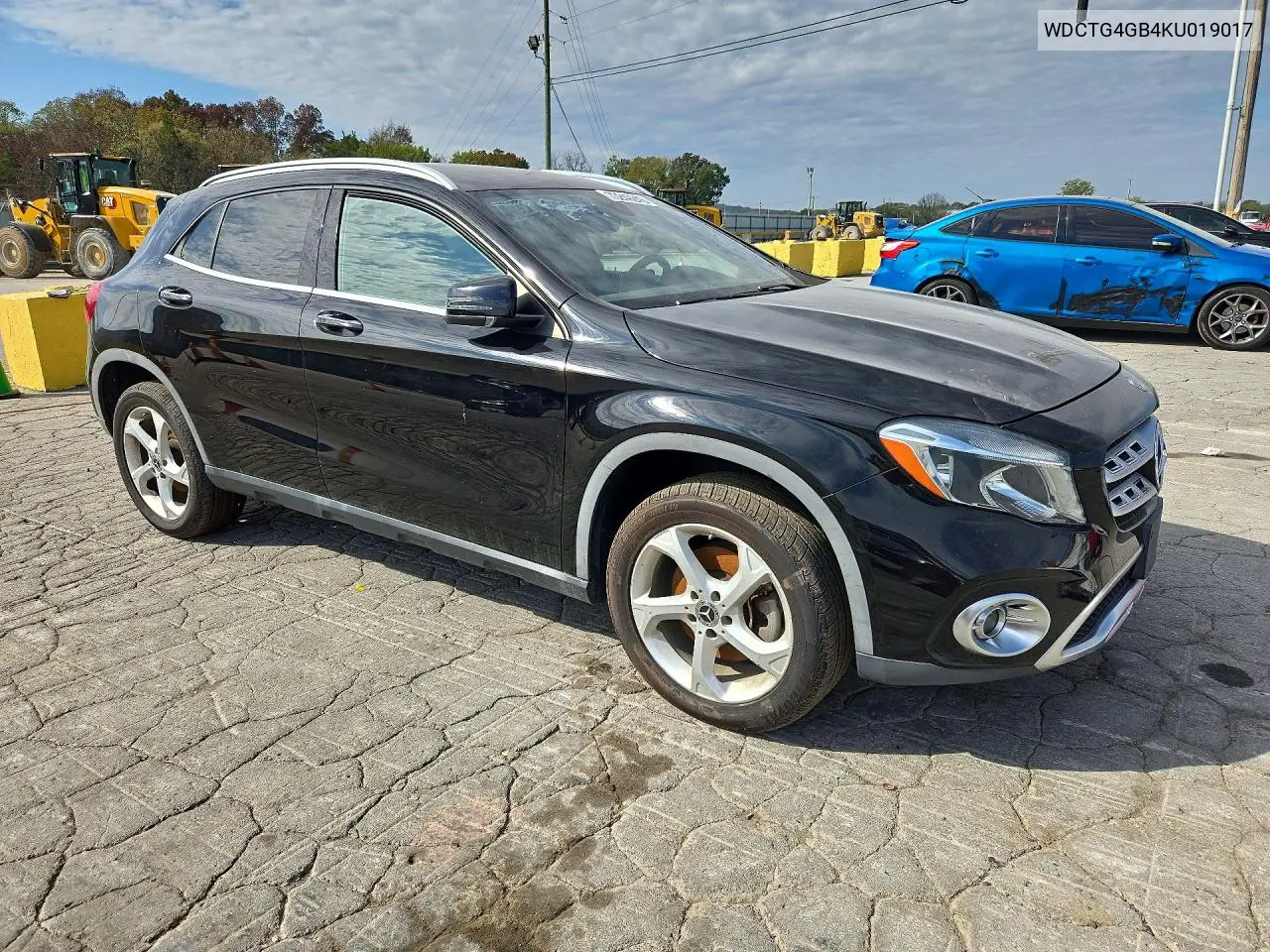 2019 MERCEDES GLA-KLASSE VIN WDCTG4GB4KU019017 — фото 4