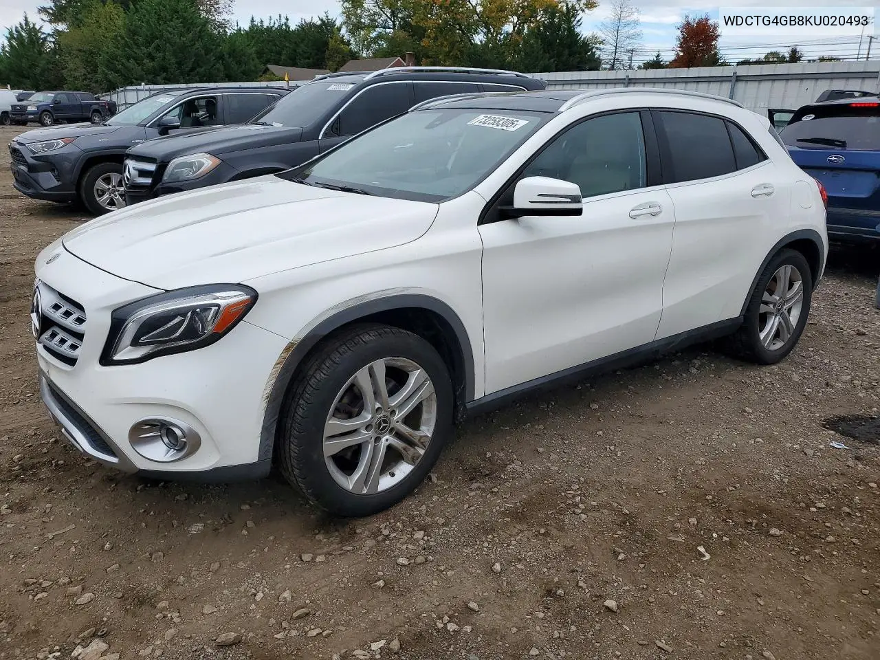 MERCEDES GLA-KLASSE 2019, VIN WDCTG4GB8KU020493