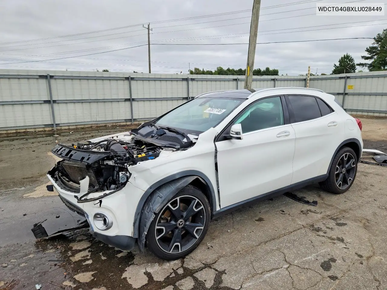 MERCEDES GLA-KLASSE 2020, VIN WDCTG4GBXLU028449