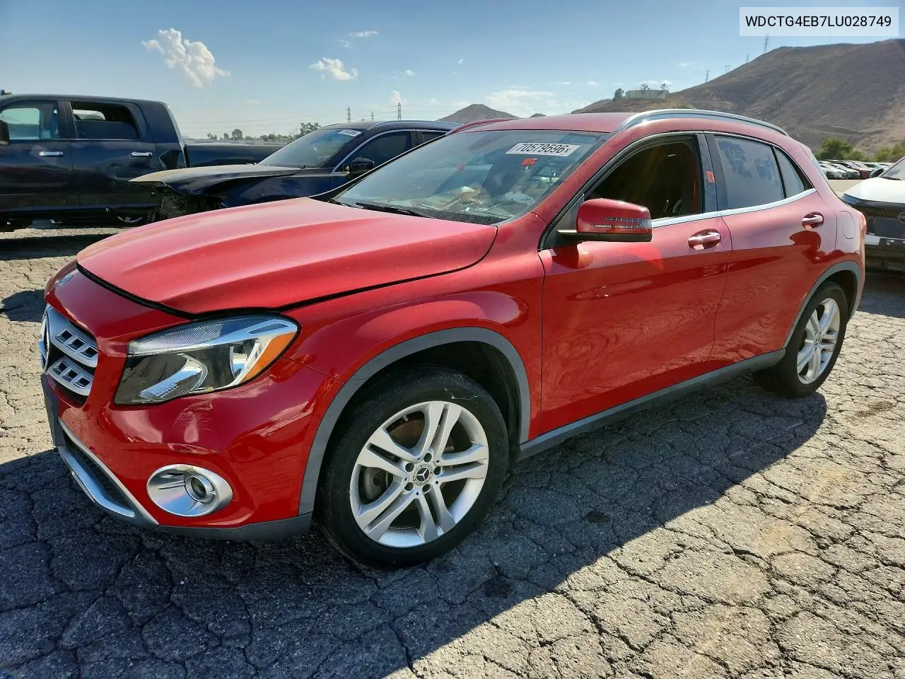 MERCEDES GLA-KLASSE 2020, VIN WDCTG4EB7LU028749
