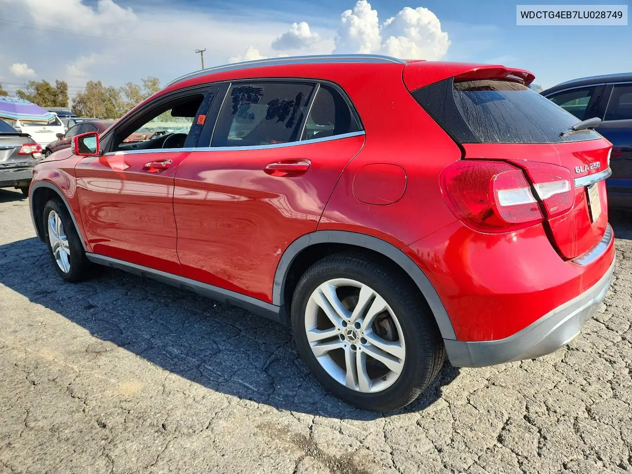 2020 MERCEDES GLA-KLASSE VIN WDCTG4EB7LU028749 — фото 2
