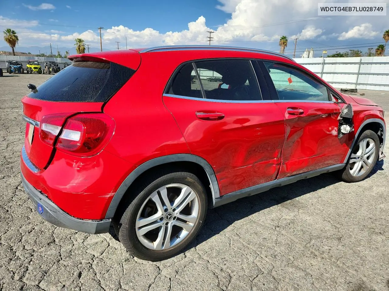 2020 MERCEDES GLA-KLASSE VIN WDCTG4EB7LU028749 — фото 3