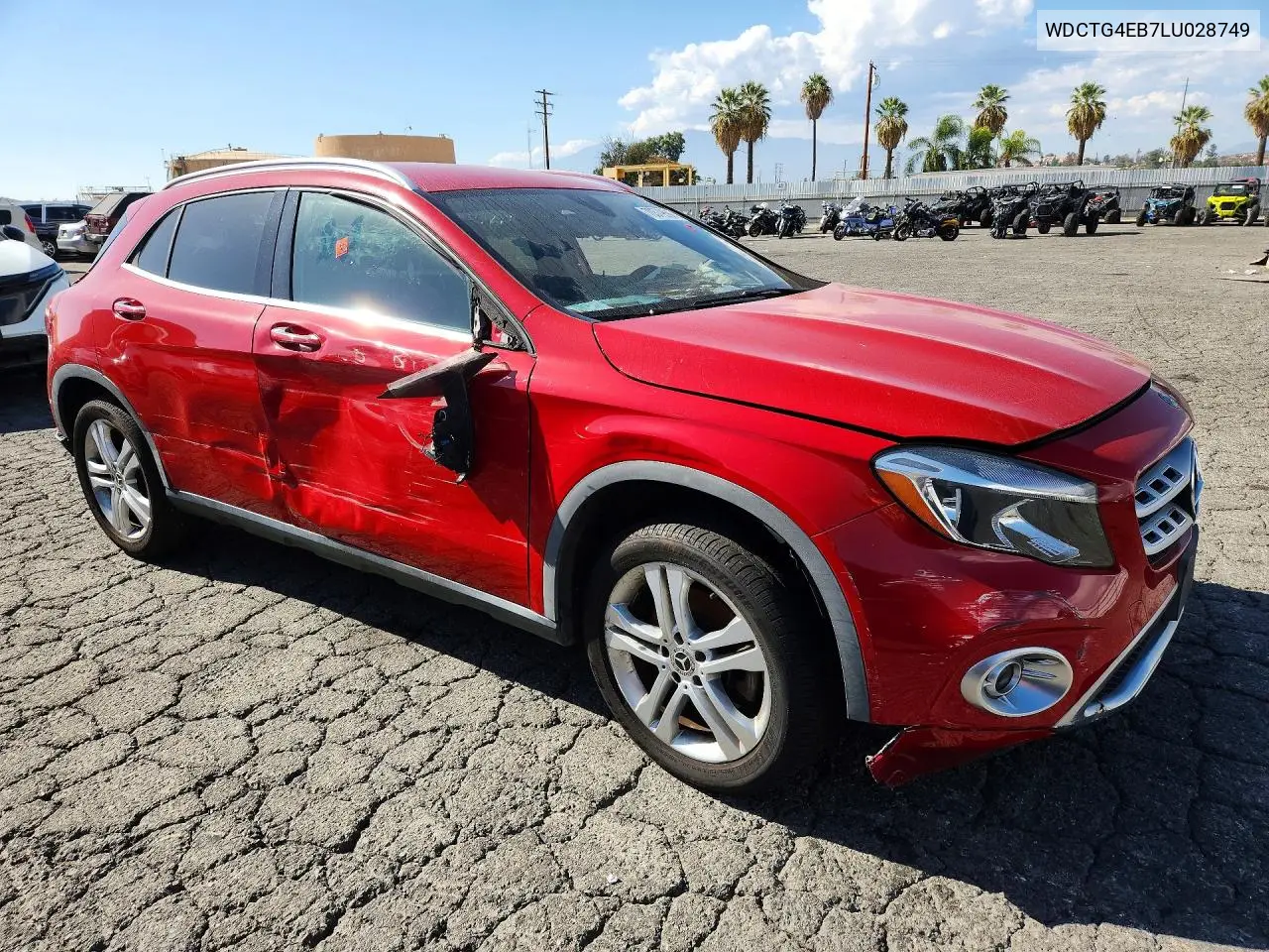 2020 MERCEDES GLA-KLASSE VIN WDCTG4EB7LU028749 — фото 4