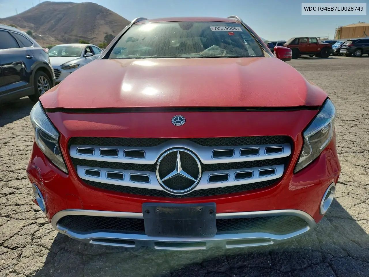 2020 MERCEDES GLA-KLASSE VIN WDCTG4EB7LU028749 — фото 5