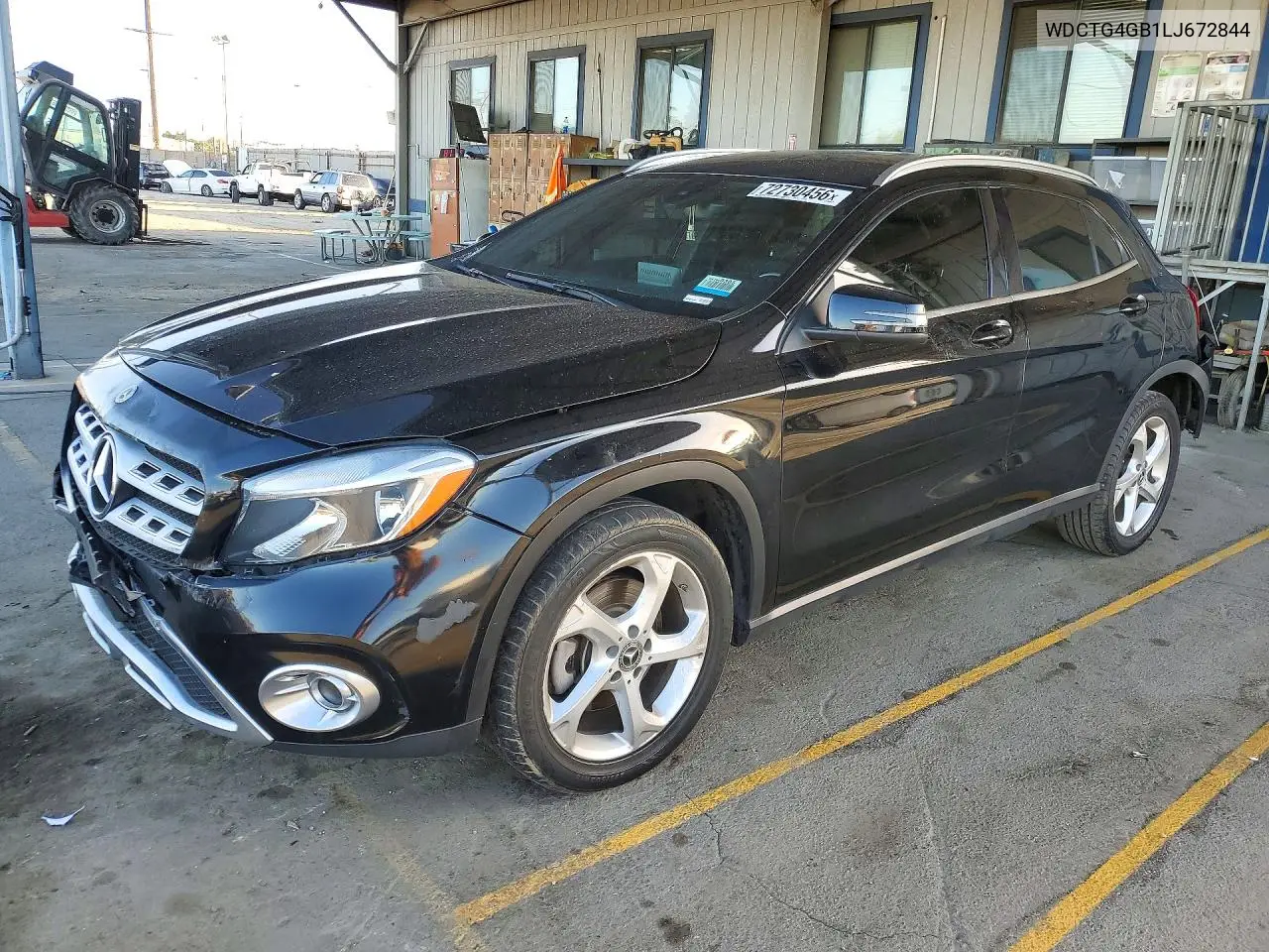 MERCEDES GLA-KLASSE 2020, VIN WDCTG4GB1LJ672844