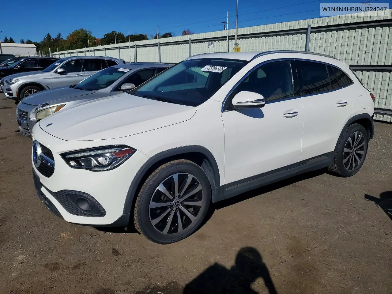 MERCEDES GLA-KLASSE 2022, VIN W1N4N4HB8NJ324047