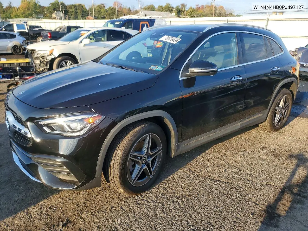 MERCEDES GLA-KLASSE 2023, VIN W1N4N4HB0PJ497127