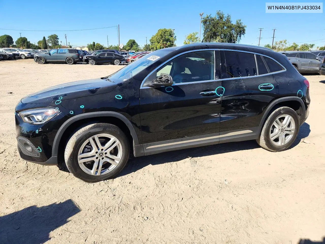 MERCEDES GLA-KLASSE 2023, VIN W1N4N4GB1PJ433034