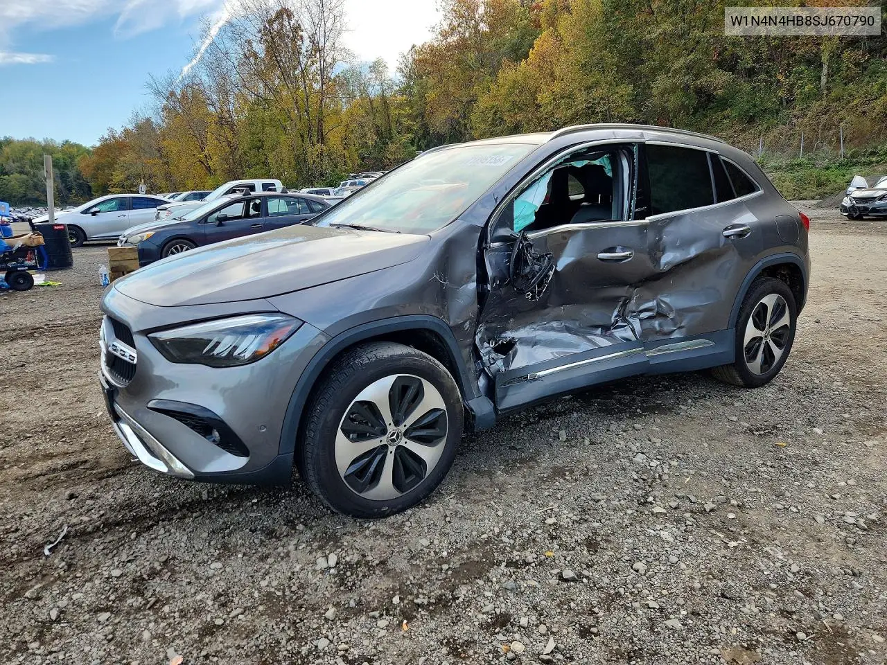 MERCEDES GLA-KLASSE 2025, VIN W1N4N4HB8SJ670790