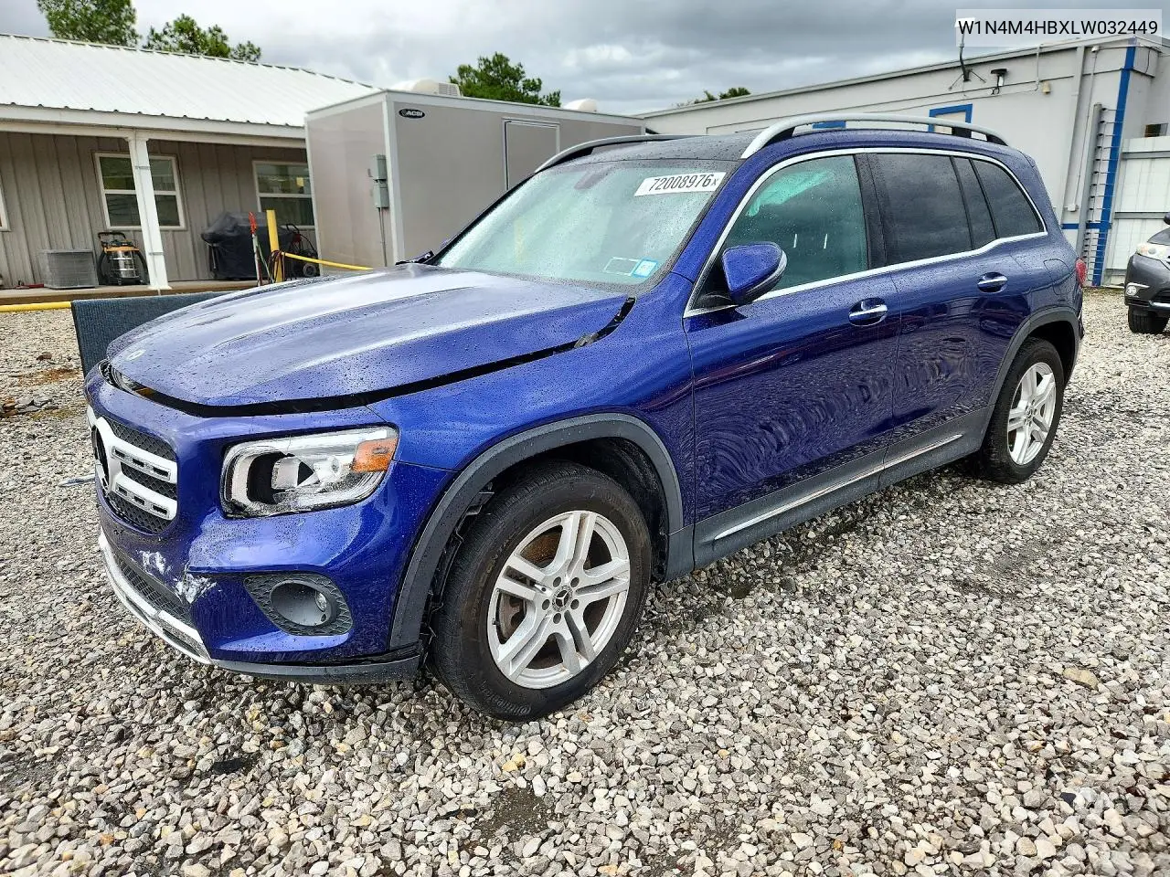 MERCEDES GLB 2020, VIN W1N4M4HBXLW032449