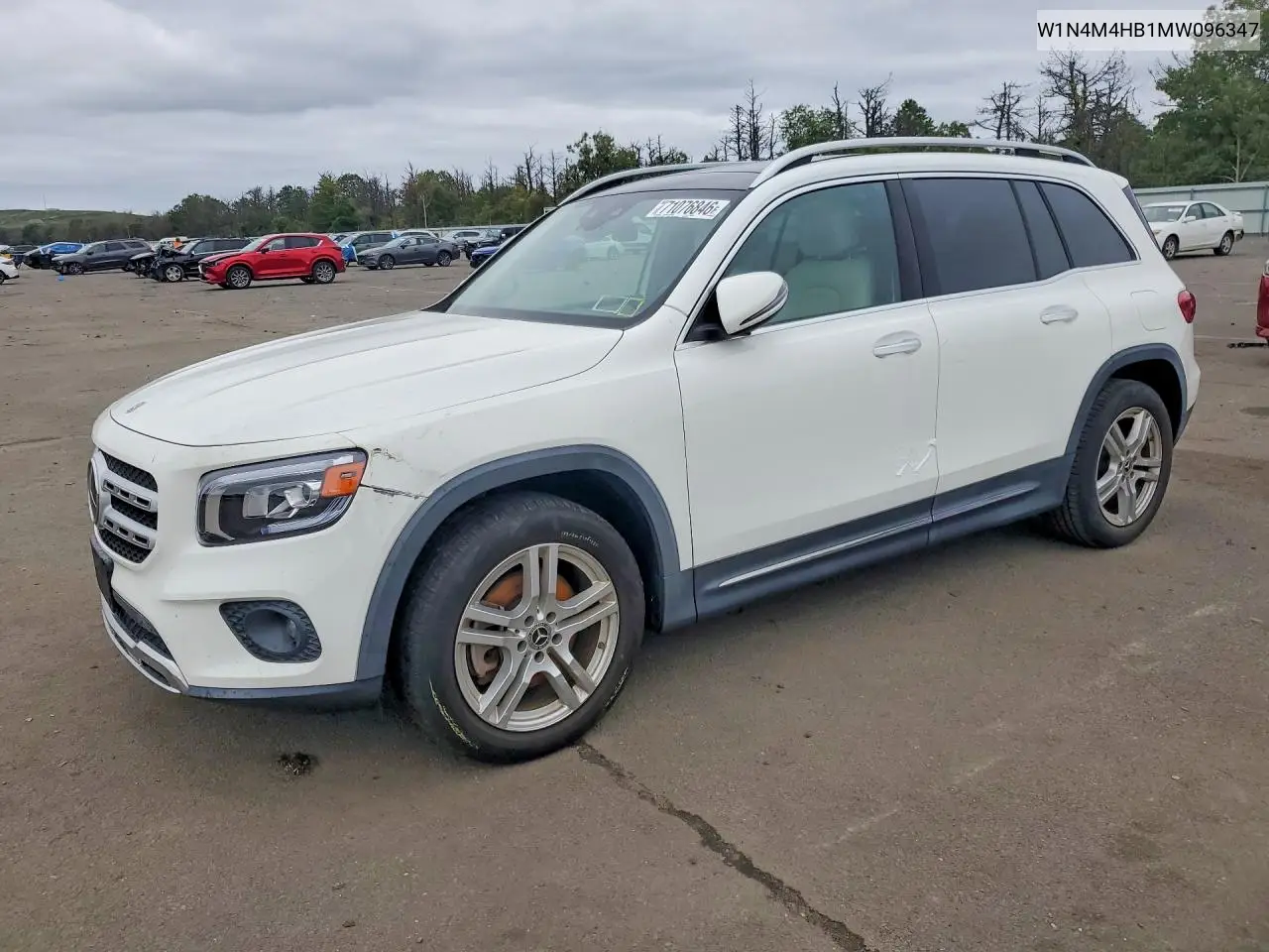 MERCEDES GLB 2021, VIN W1N4M4HB1MW096347