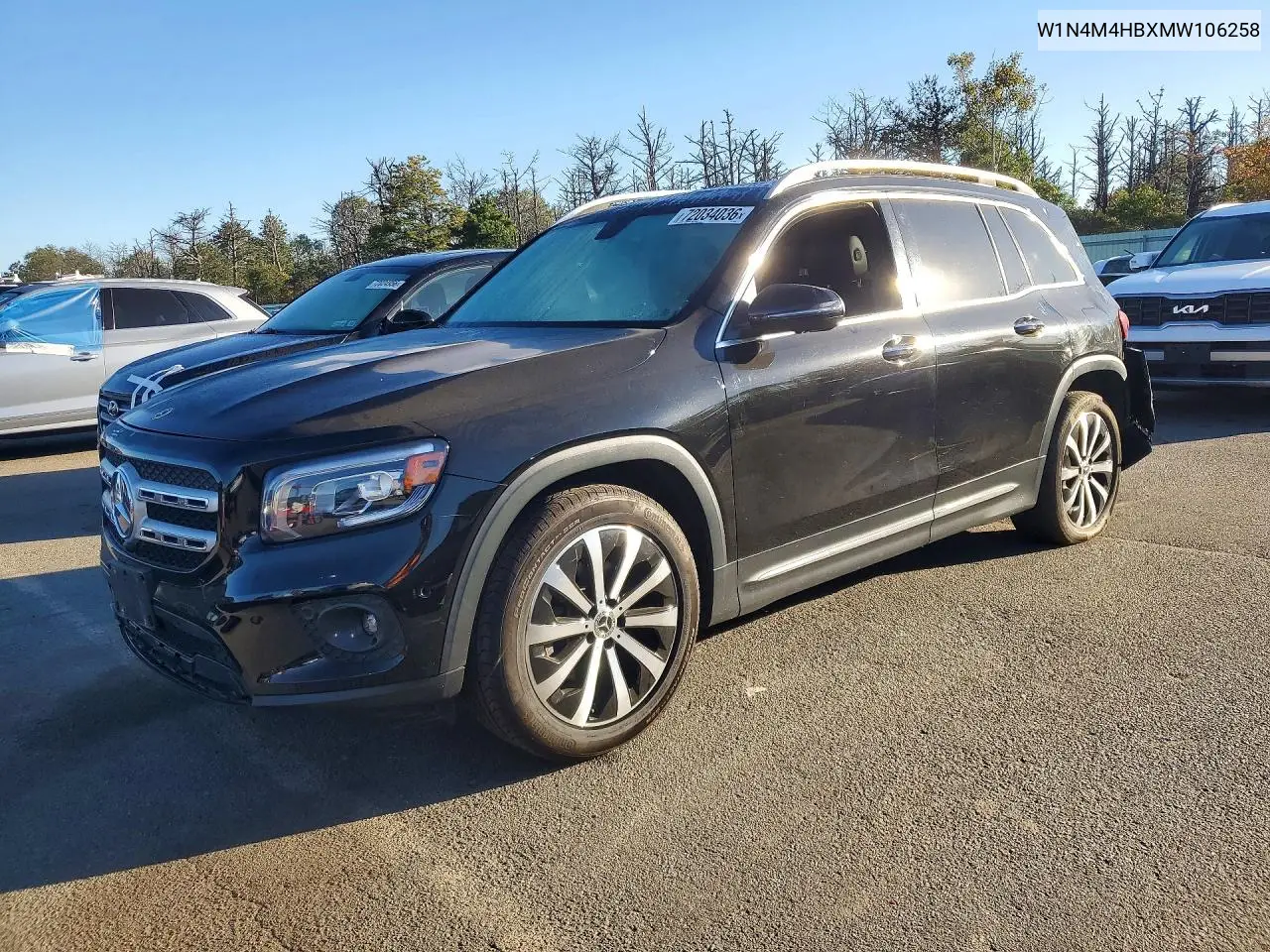 MERCEDES GLB 2021, VIN W1N4M4HBXMW106258